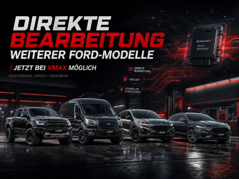 Direkte Bearbeitung weiterer Ford-Modelle jetzt bei Vmax möglich 2 Direkte Bearbeitung weiterer Ford-Modelle jetzt bei Vmax möglich